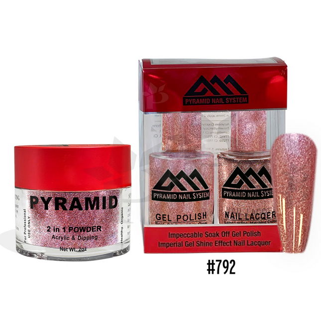 Pyramid - Gel & Lacquer & Dip Trio (#773 - #844) - NEW 2024
