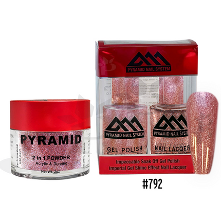 Pyramid - Gel & Lacquer & Dip Trio (#773 - #844) - NEW 2024