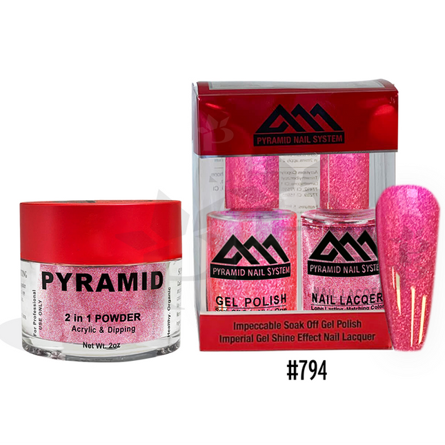 Pyramid - Gel & Lacquer & Dip Trio (#773 - #844) - NEW 2024