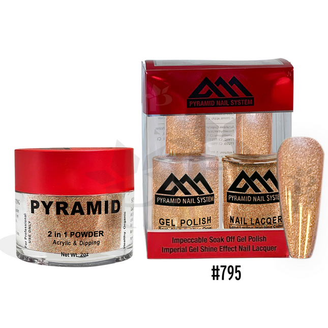 Pyramid - Gel & Lacquer & Dip Trio (#773 - #844) - NEW 2024
