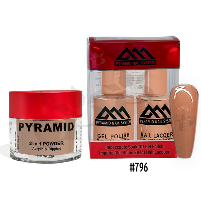 Pyramid - Gel & Lacquer & Dip Trio (#773 - #844) - NEW 2024