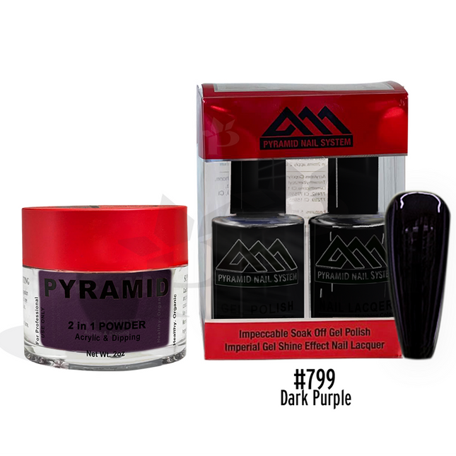 Pyramid - Gel & Lacquer & Dip Trio (#773 - #844) - NEW 2024