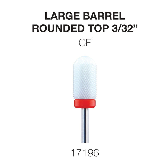 Cre8tion Ceramic Large Barrel - Rounded Top - 3/32