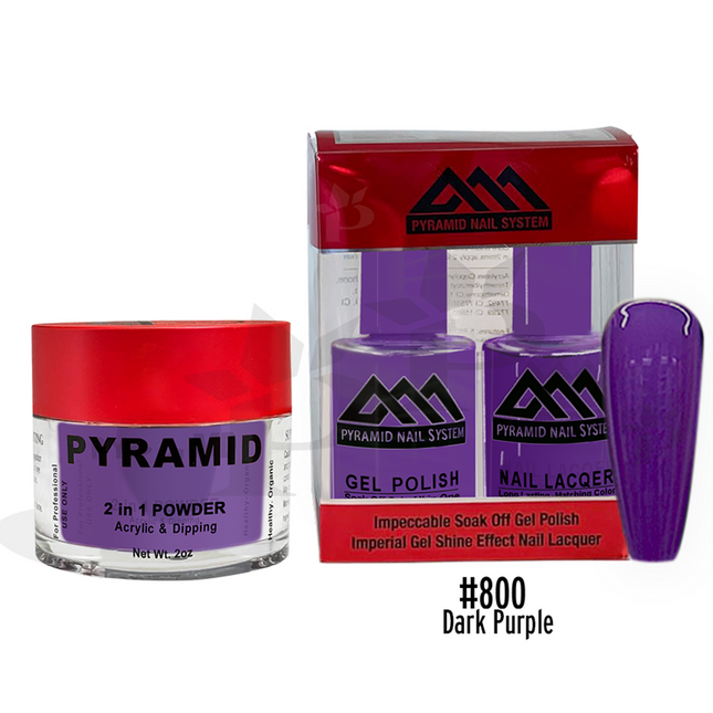 Pyramid - Gel & Lacquer & Dip Trio (#773 - #844) - NEW 2024