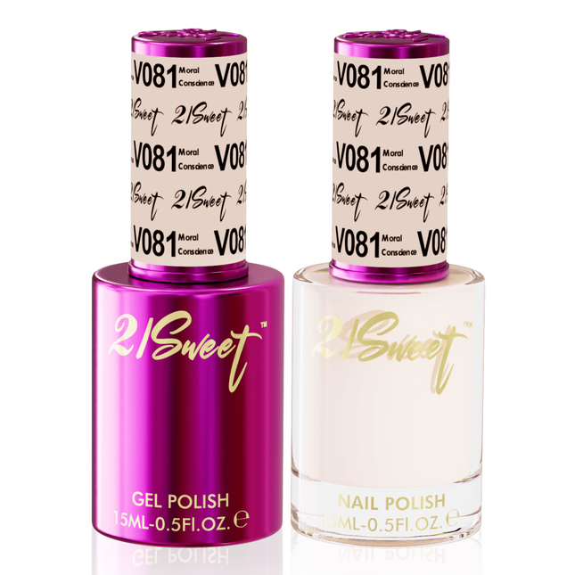 21Sweet - Gel & Lacquer Duo (#01 - #100) - NEW 2024