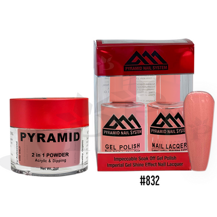 Pyramid - Gel & Lacquer & Dip Trio (#773 - #844) - NEW 2024