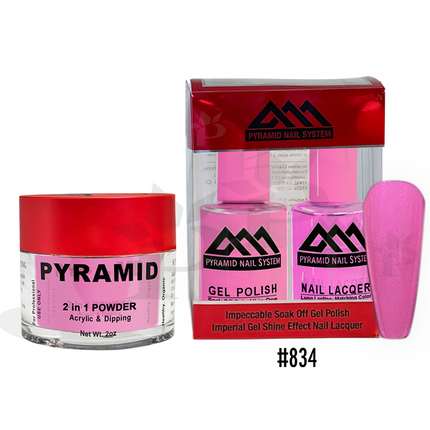 Pyramid - Gel & Lacquer & Dip Trio (#773 - #844) - NEW 2024