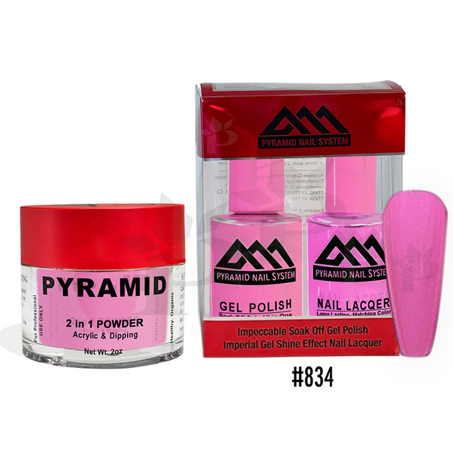 Pyramid - Gel & Lacquer & Dip Trio (#773 - #844) - NEW 2024