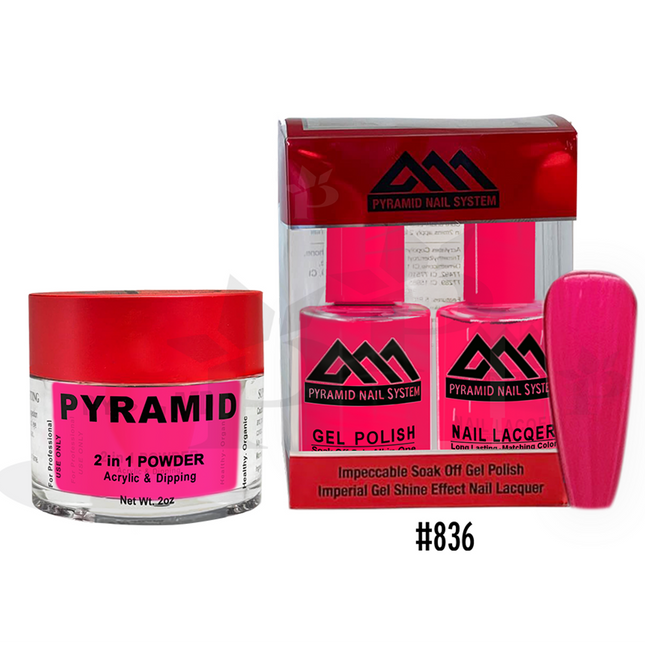 Pyramid - Gel & Lacquer & Dip Trio (#773 - #844) - NEW 2024