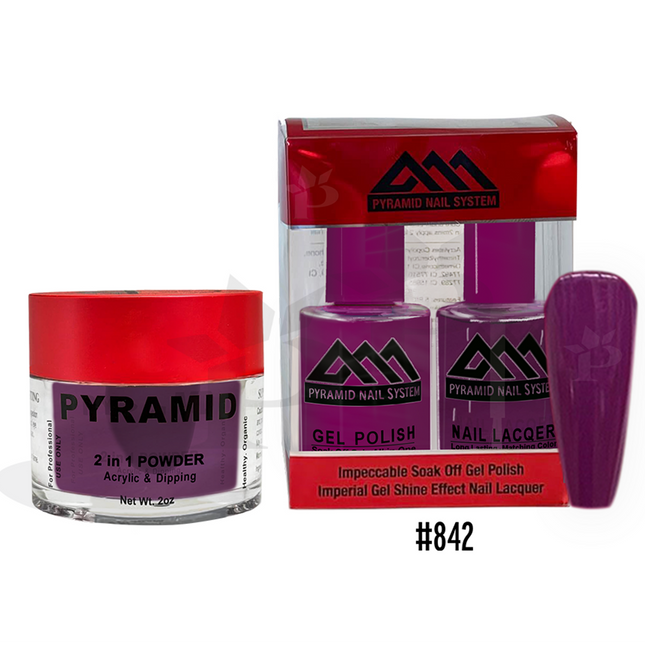 Pyramid - Gel & Lacquer & Dip Trio (#773 - #844) - NEW 2024