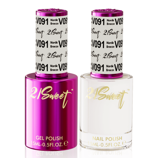 21Sweet - Gel & Lacquer Duo (#01 - #100) - NEW 2024