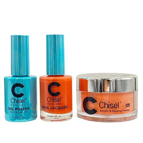 Chisel - Gel & Lacquer & Dip Trio Solid (#01 - #100) - NEW 2024