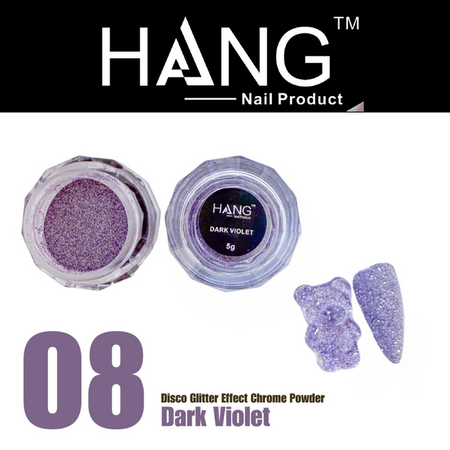 Hang Disco Giltter Effect Chrome Powder 5g