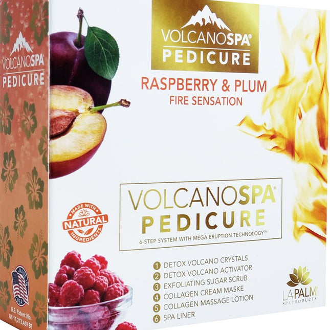 Volcano - Spa Pedicure 5in1 (Case 36 Boxes) - Raspberry & Plum