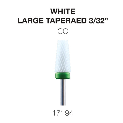 Cre8tion - White Ceramic - Large Tapered - 3/32