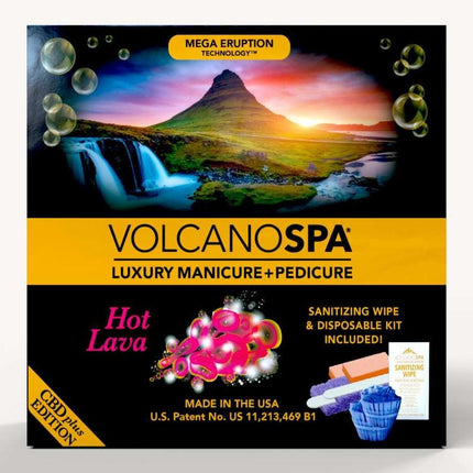 Volcano - Pedicure Deluxe 5in1 (Case 36 Boxes) - Hot Lava