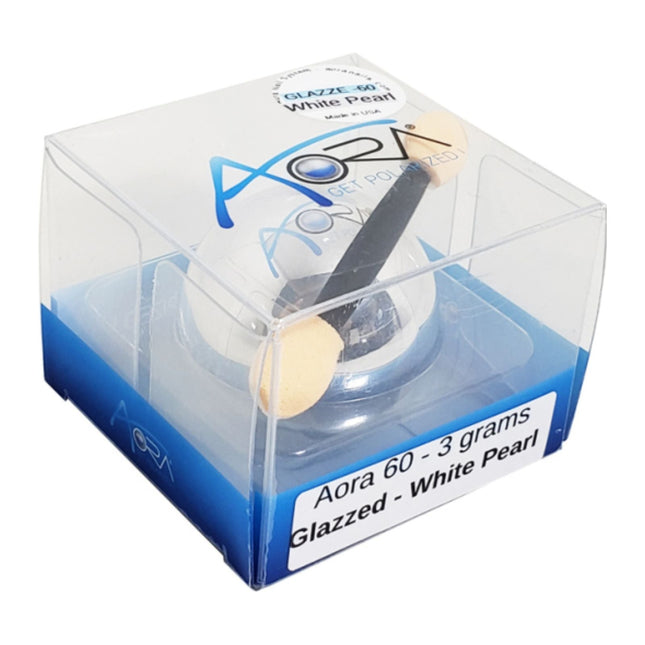 Aora Glazzed White Pearl Chrome Powder