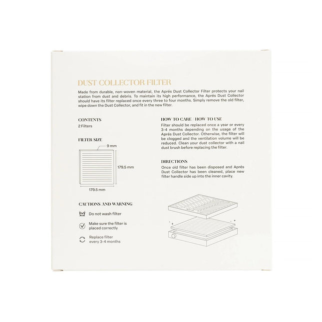 Apres - Dust Collector Filter - Pack Of 2