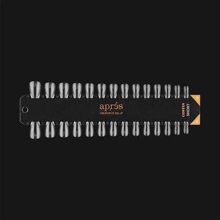 Apres - Gel-X Nail Tip Swatch: Natural/Sculpted Coffin Short