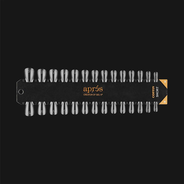 Apres - Gel-X Nail Tip Swatch: Natural/Sculpted Coffin Short