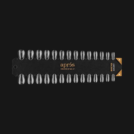 Apres - Gel-X Tip Swatch: Natural/Sculpted Round Short