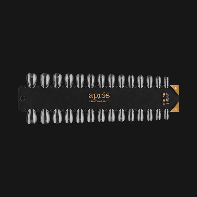 Apres - Gel-X Tip Swatch: Natural/Sculpted Round Short