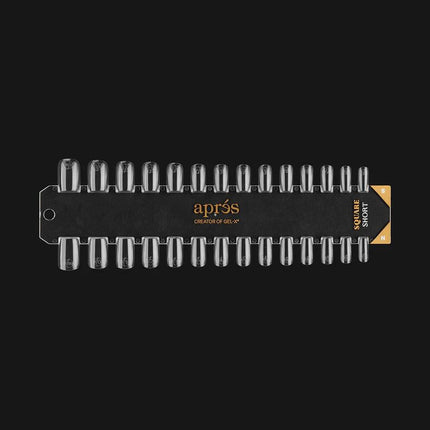 Apres - Gel-X Tip Swatch: Natural/Sculpted Square Short