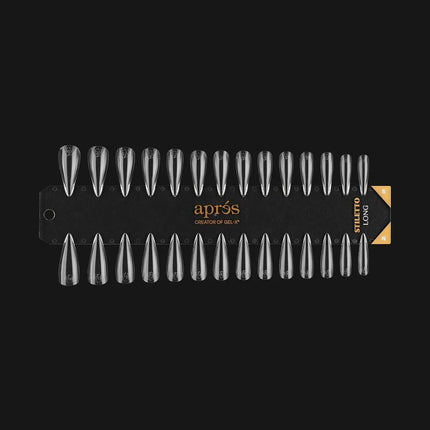 Apres - Gel-X Tip Swatch: Natural/Sculpted Stiletto Long