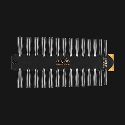 Apres - Gel-X Tip Swatch: Natural/Sculpted Stiletto Xx Long