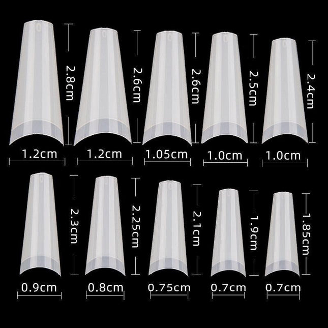 Cre8tion - 14 Special Shapes Nail Tips (500/ 600pcs)