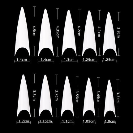 Cre8tion - 14 Special Shapes Nail Tips (500/ 600pcs)