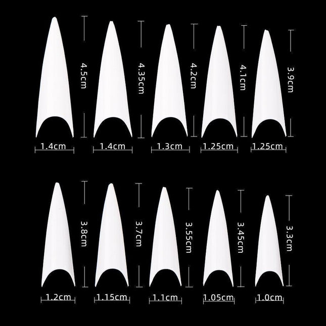 Cre8tion - 14 Special Shapes Nail Tips (500/ 600pcs)