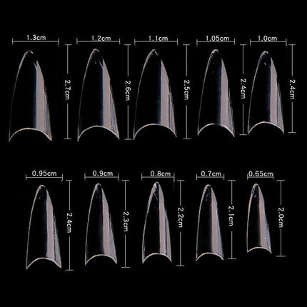 Cre8tion - 14 Special Shapes Nail Tips (500/ 600pcs)