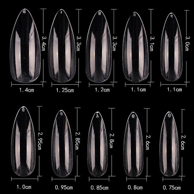 Cre8tion - 14 Special Shapes Nail Tips (500/ 600pcs)