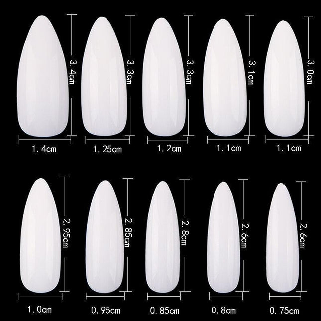 Cre8tion - 14 Special Shapes Nail Tips (500/ 600pcs)