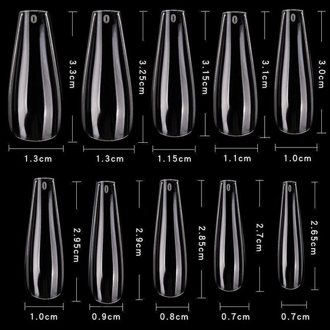 Cre8tion - 14 Special Shapes Nail Tips (500/ 600pcs)