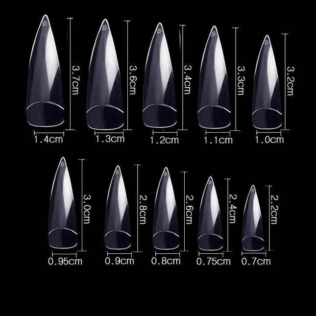 Cre8tion - 14 Special Shapes Nail Tips (500/ 600pcs)