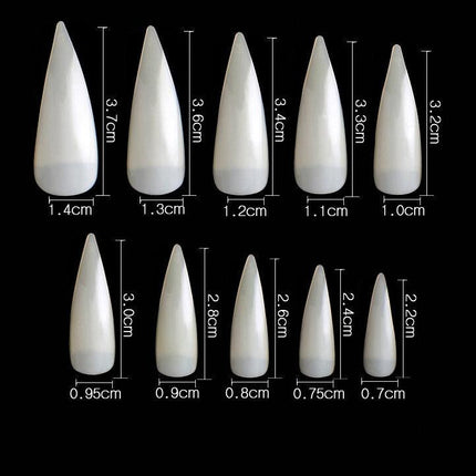Cre8tion - 14 Special Shapes Nail Tips (500/ 600pcs)