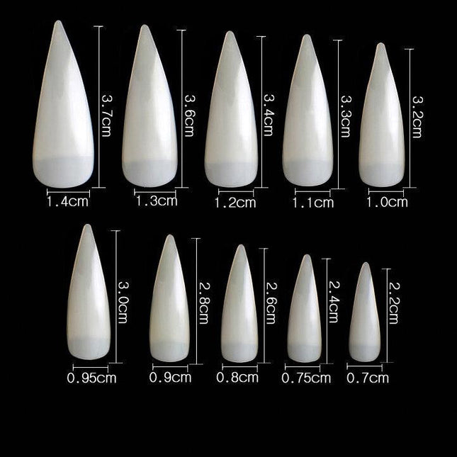Cre8tion - 14 Special Shapes Nail Tips (500/ 600pcs)