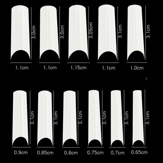Cre8tion - 14 Special Shapes Nail Tips (500/ 600pcs)