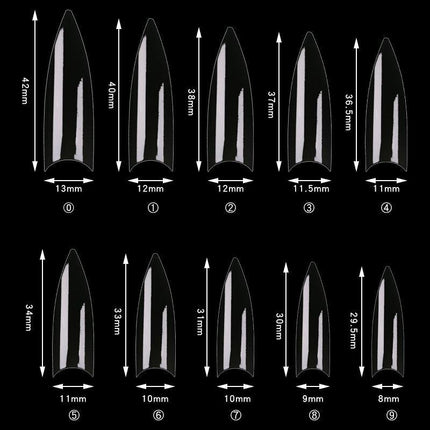 Cre8tion - 14 Special Shapes Nail Tips (500/ 600pcs)
