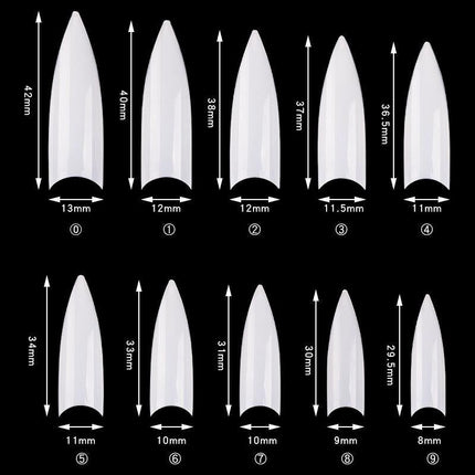Cre8tion - 14 Special Shapes Nail Tips (500/ 600pcs)