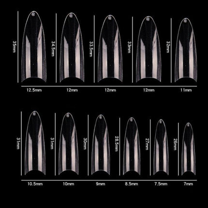 Cre8tion - 14 Special Shapes Nail Tips (500/ 600pcs)