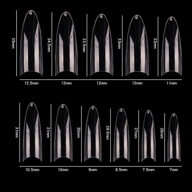 Cre8tion - 14 Special Shapes Nail Tips (500/ 600pcs)