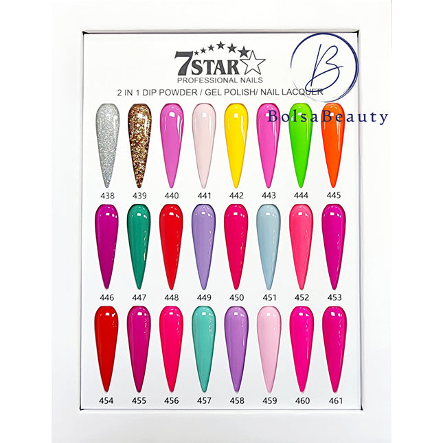 7 Star - Gel & Lacquer Duo (#438 - #461) - NEW