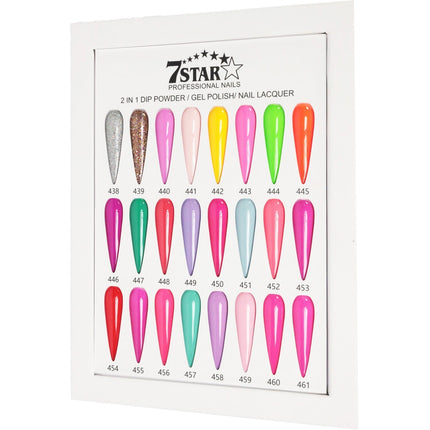 7 Star - Gel & Lacquer Duo (#438 - #461) - NEW