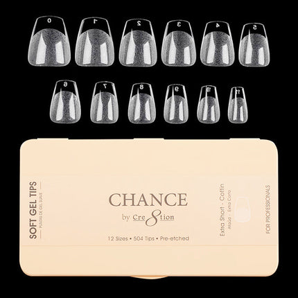 Chance - Coffin Soft Tips Box 600pcs (XS, S, M, L, XL)