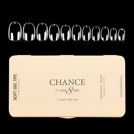Chance - Round Soft Tips Box 600pcs (XS, S, M, L, XL)