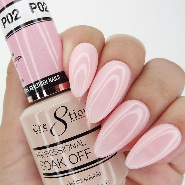 Cre8tion - French Pink Gel Colors (#P01 - P28, #W1 - W4)