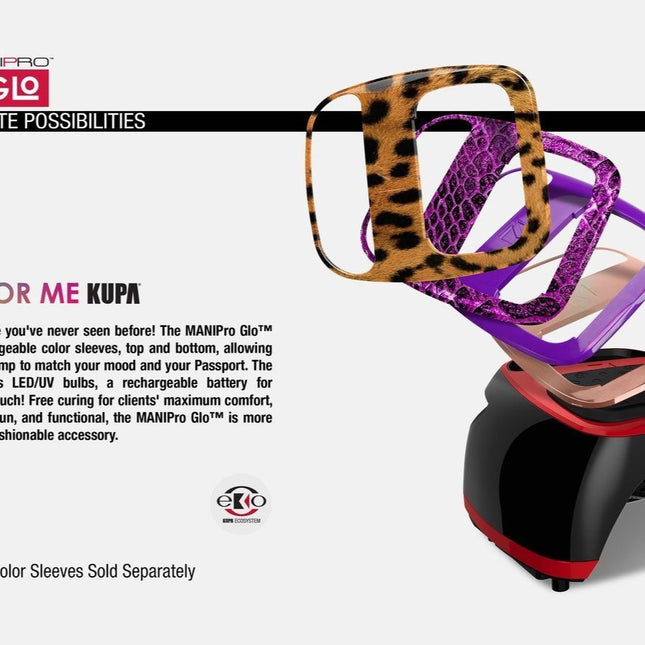 Kupa - Glo Lamp 48W Cordless (Black with Red Trim)